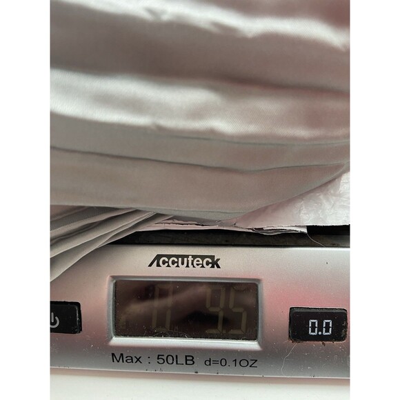 Chicos Dip Dye Crinkle Pleated Maxi Skirt Size XL Green Ombre Lined Coastal Boho - Picture 8 of 8